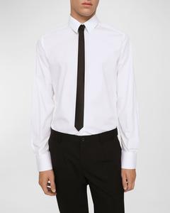 Мужская классическая рубашка из цельного эластичного хлопка Dolce&Gabbana