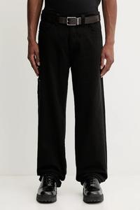 Хлопковые брюки Guess Jeans, черный