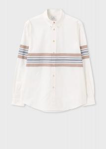 Рубашка в двухцветную полоску на пуговицах
