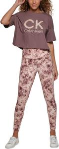 Женские леггинсы Calvin Klein с принтом и высокой талией, Translucent Sedona
