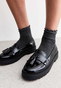 Мокасины TASSELED LOOK CHUNKY New Look, черный