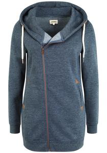 Толстовка на молнии Oxmo Vicky Zip Hood Long, синий