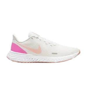 Кроссовки Nike Wmns Revolution 5 'White Fire Pink', белый