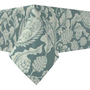 Прямоугольная скатерть, 100 % хлопок, 52x104 дюйма, цветочный узор 176