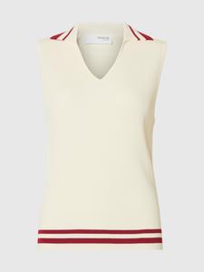 Вязаный топ SELECTED, Greige