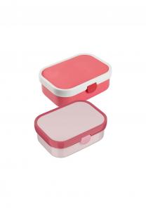 Розовые ланч-боксы с контейнером и вилкой Campus 700 мл 2 шт Campus Mepal