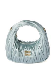 Сумка-шоппер Mini Wander Miu Miu, синий