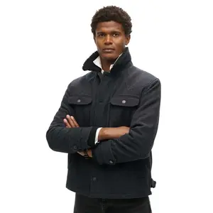 Куртка Superdry Merchant Wool Chore, черный