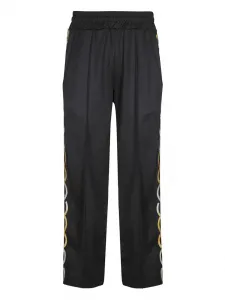 Спортивные брюки с эластичным поясом и принтом Gcds, черный