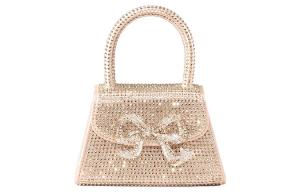 Self-portrait Self Portrait шелковая сумка через плечо, кроссбоди, женская сумочка Extra Mini Gold