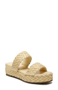 Сандалии Franco Sarto Opal Женские США 9 Натуральные Комфортные Слипоны Слайды KHD1236