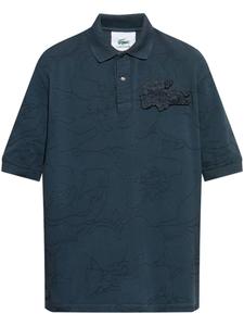 Lacoste рубашка поло с аппликацией, синий