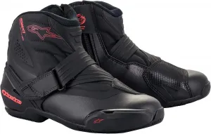 Женские ботинки Alpinestars Stella SMX-1 R V2 черного цвета, Black/Diva Pink