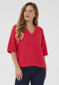 Футболка Kaffe KAEMILIE V-NECK, Raspberry/Red