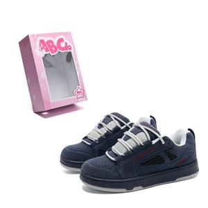 ABCIO Водонепроницаемые, увеличивающие высоту, противоскользящие низкие скейтерские кроссовки унисекс темно-синие - темно-синий [Премиум улучшенные - более комфортные и долговечные]