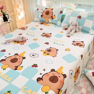 Yalu Комплект постельного белья из 3 предметов (простыня, 2 наволочки), 90 см, 100% хлопок, цвет Shabola La LT-100