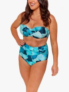 Топ бикини Maui с бандо на косточках Seaspray, Green