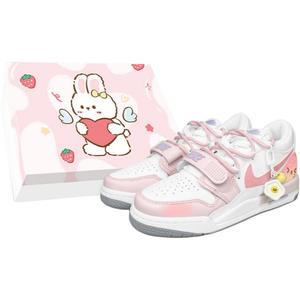 Легкие детские баскетбольные кроссовки Legacy 312 Low top для подростков Jordan, белый/розовый