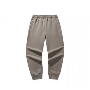Anta Вязаные спортивные штаны мужские, прохладные, серо-зеленые