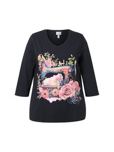 Рубашка черного цвета Ulla Popken