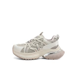 Дышащие легкие низкие кроссовки для увеличения роста, женские BOERDIQI, Gray