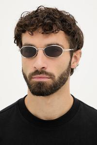 Солнцезащитные очки Gucci, серебряный