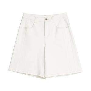 ELLE Джинсовые шорты Women's Ecru Moderate