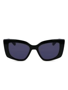 LIU JO солнцезащитные очки с логотипом, черный
