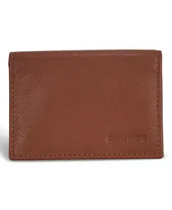 Мужской кожаный картхолдер Onyx Collection CHAMPS, коричневый