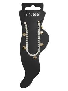 Adeliás Женский кулон - кулон «Древо жизни» из нержавеющей стали с золотым покрытием