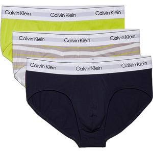 Трусы Europe Version мужские, 3 шт Calvin Klein, 3 pack (зеленый+stripes+синий)