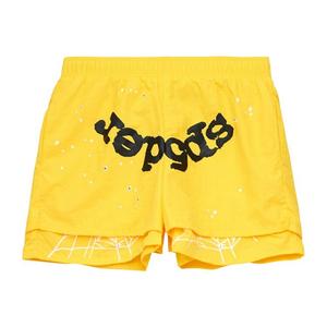Шорты Sp5der OG Web Double Layer Short, желтый