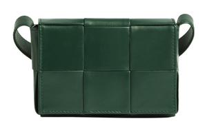 Bottega Veneta Кожаный кассетный мини-рюкзак через плечо мужской дождевого дерева зеленый