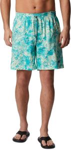 Columbia мужские шорты Summertide Stretch Printed, Ice Green Sketchy Paradise