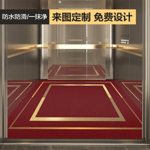 Budis Ковер 100х160 см из ПВХ под кожу для лифта, моющийся, с местом для логотипа