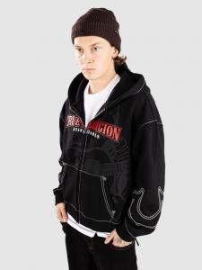 Толстовка True Religion Cinched Big T Sweatjacke, black