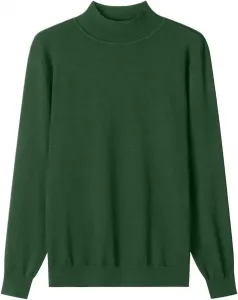 Мужской свитер с длинным рукавом и воротником-стойкой