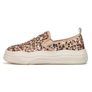 Joy&Mario Лоферы женские золотисто-черные