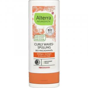 Кондиционер Curly Waves с органическим маслом макадамии Alterra NATURKOSMETIK, 200 ml