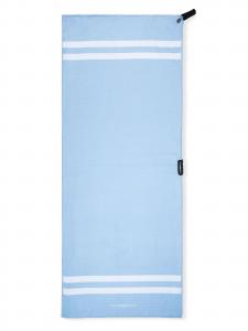 Woodsandwaves Полотенце 'Sporthandtuch mit Magnet & Zipper-Tasche' в светло-голубом цвете