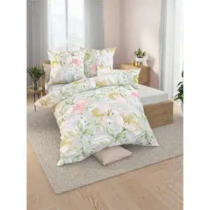 Двустороннее постельное белье Biberna или дополнительная наволочка, цвет lindgrün