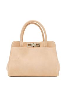 Сумка-тоут из замши Fabiana Filippi, коричневый