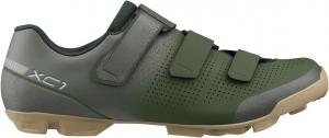 Велотуфли SHIMANO SH-XC102 для мужчин для занятий велоспортом в зале и на улице, Olive