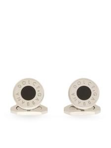 Запонки с гравировкой логотипа Dolce & Gabbana, серебряный