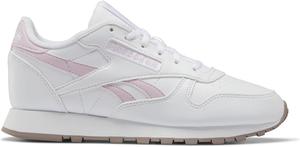 Женские кроссовки Reebok Classic Leather, белый/розовый