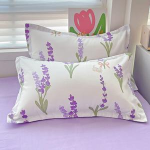 AVIVI Комплект постельного белья 1,5 м, 4 предмета, пододеяльник 150x200 см, цвет лавандовый романс