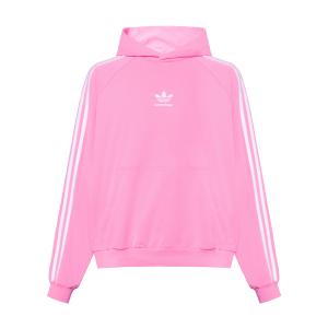 Adidas оверсайз худи Balenciaga, розовый