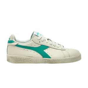 Кроссовки Diadora Game L Low Waxed 'Spectra Green', кремовый