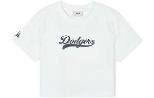 Футболка Los Angeles Dodgers женская экрю MLB