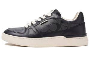 Износостойкие низкие скейтерские туфли женские черные COACH